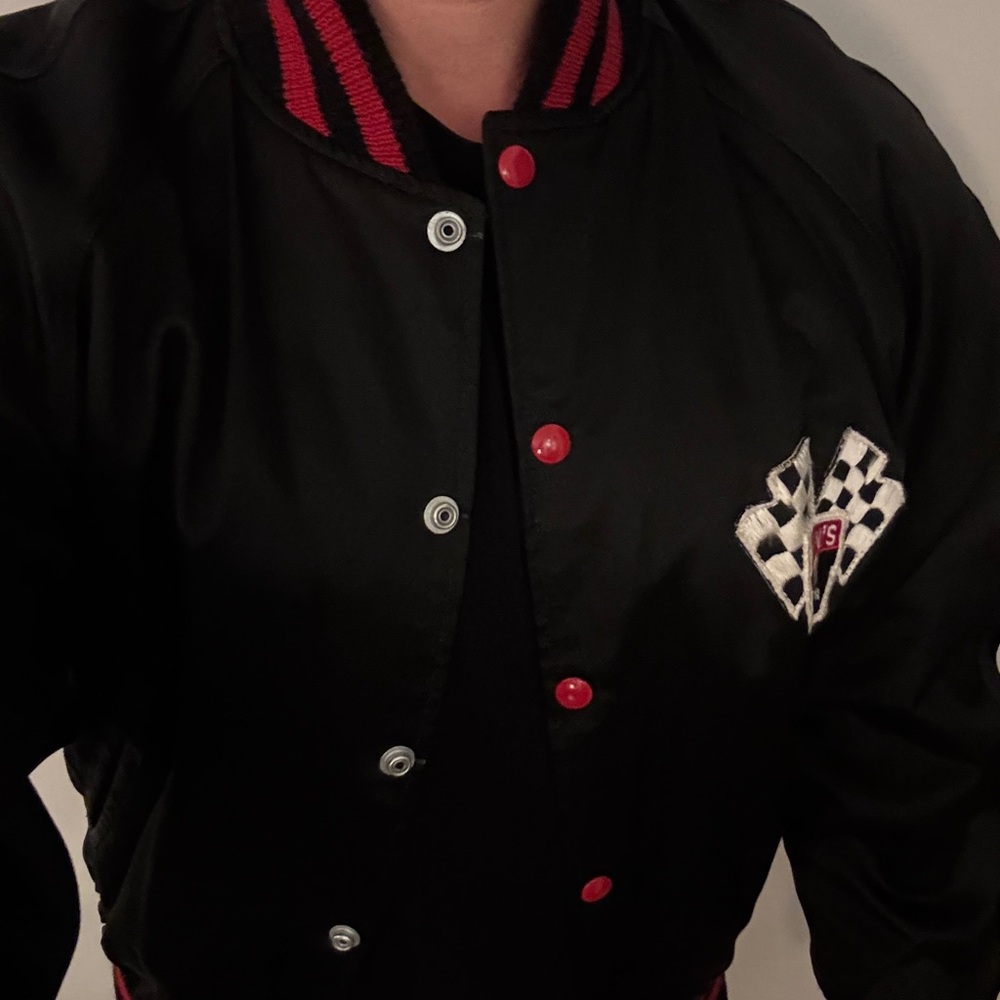 Black and Red Varsity Jacket